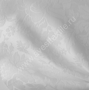 Ткань Ричард 010101/2218 белая цветок 