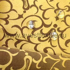 Ткань Ричард 040405+191020/1751 золотисто-коричневый римский узор